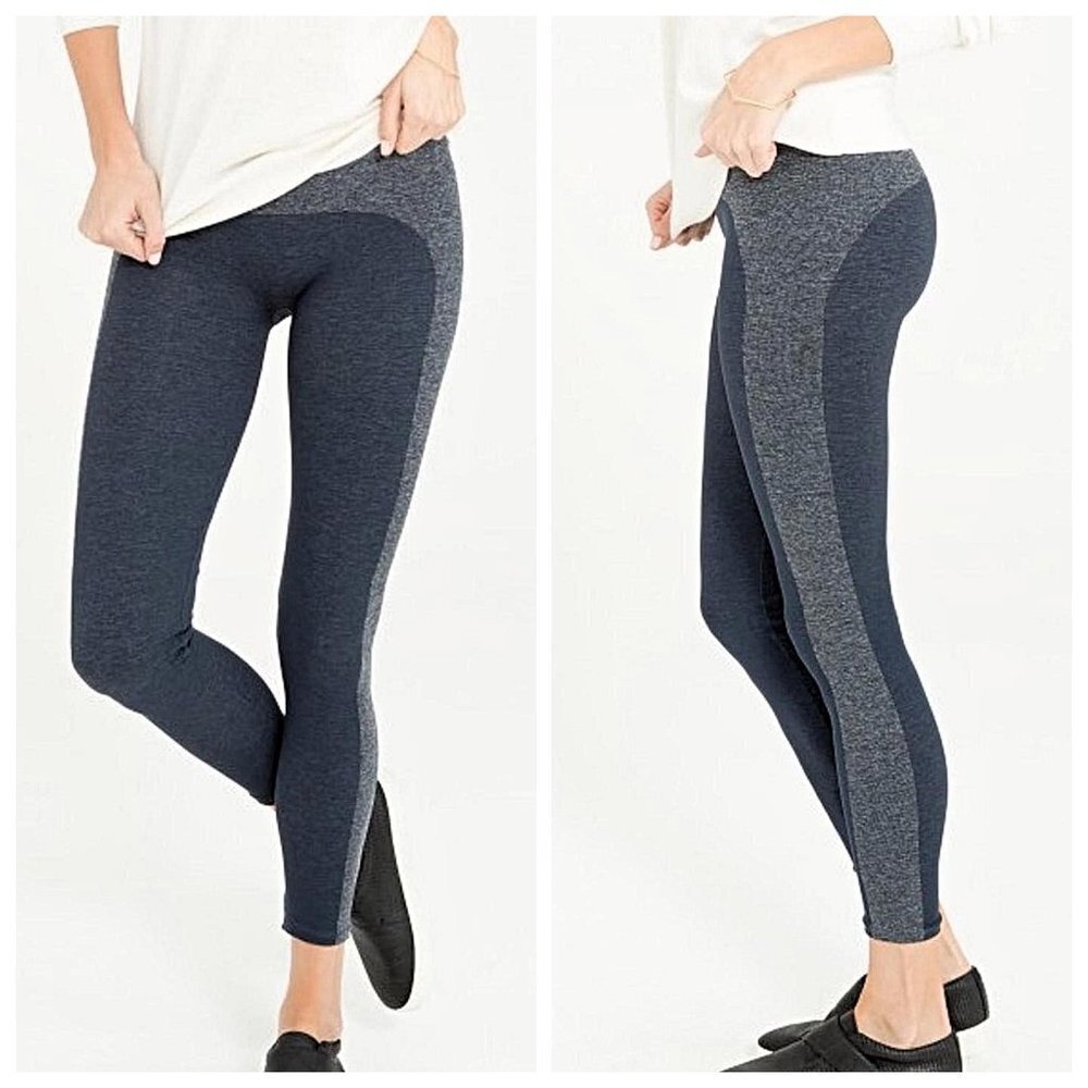 Spanx - Seamless Leggings (Look At Me Now) - Marled Colorblock - Small - EUC - Picture 1 of 10